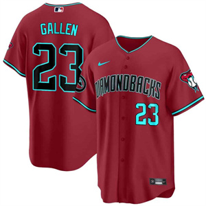 Arizona Diamondbacks 2024 Cool Base  baseball Jersey – All Stitched Red Alternate #23 Zac Gallen