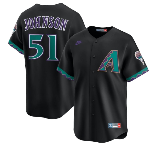 Arizona Diamondbacks 51 JOHNSON BASEBALL JERSEY