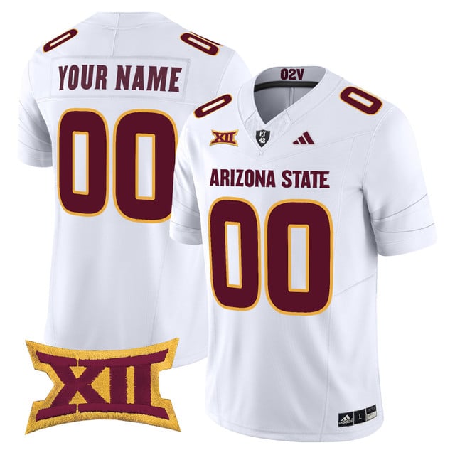 Arizona State Sun Devils 2025 Vapor Limited Custom Jersey WHITE