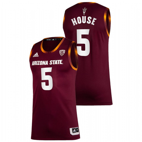 Arizona State Sun Devils Jay Heath College Basketball Maroon Jersey Men