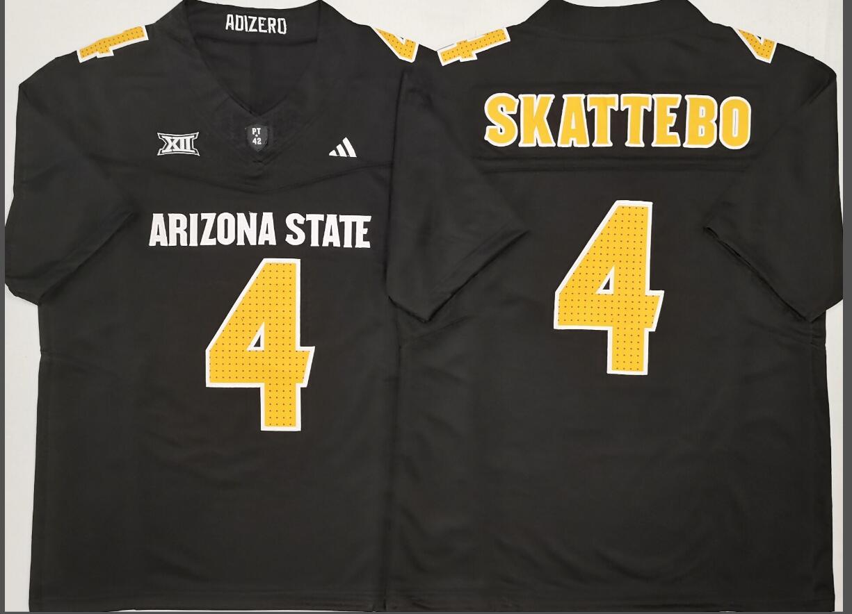 Arizona Sun Devils Black #4 SKATTEBO