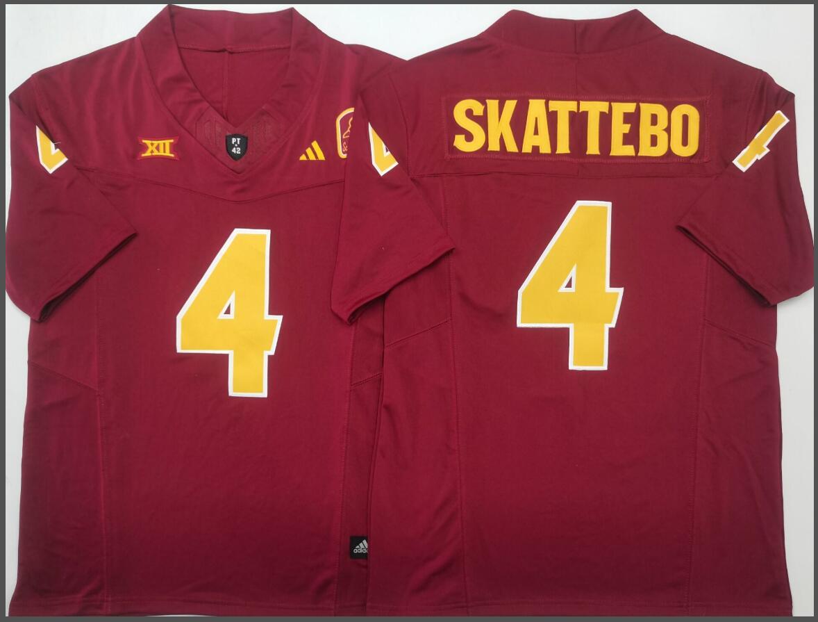 Arizona Sun Devils Red #4 SKATTEBO