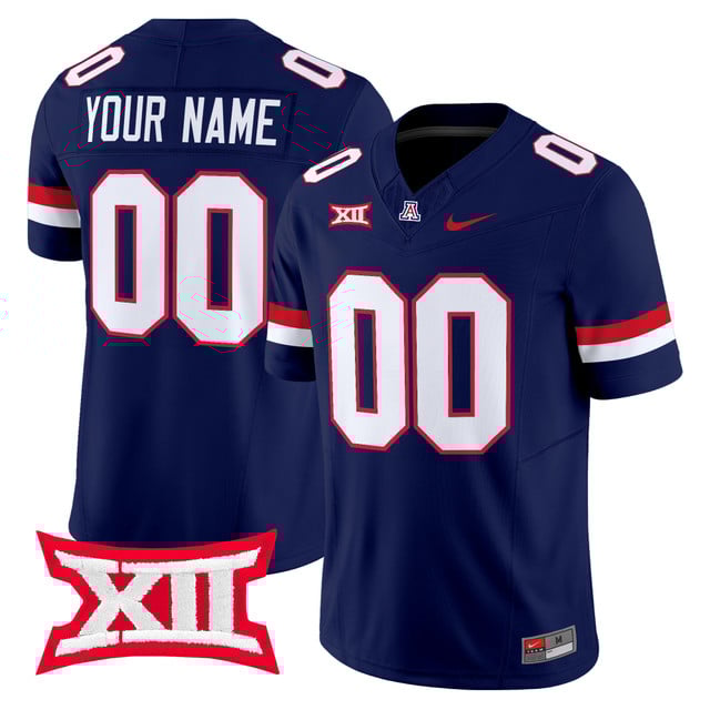 Arizona Wildcats 2025 Vapor Limited Custom Jersey navy