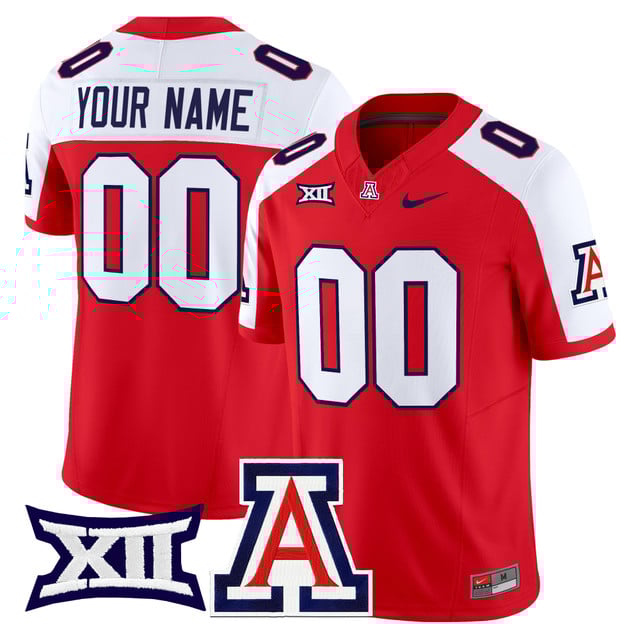 Arizona Wildcats 2025 Vapor Limited Custom Jersey red white
