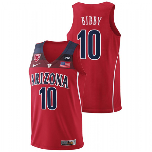 Arizona Wildcats Mike Bibby College Basketball Red Alumni Jersey Men