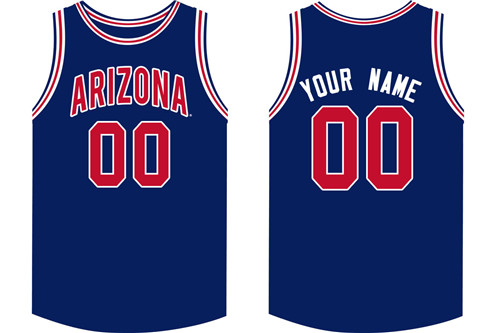 Arizona Wildcats Royal Original Retro Brand College Basketball Jersey