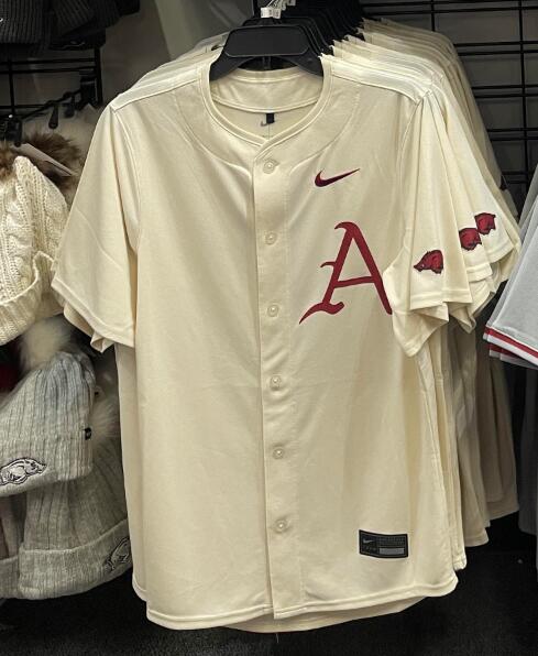 Arkansas Baseball New Jersey Cream