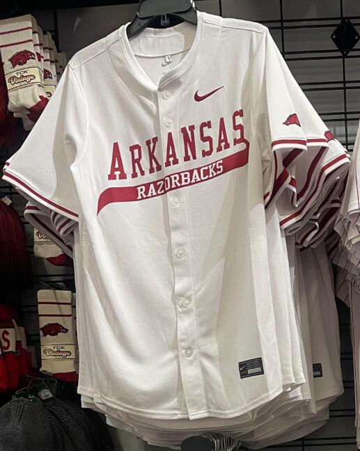 Arkansas Baseball New Jersey White