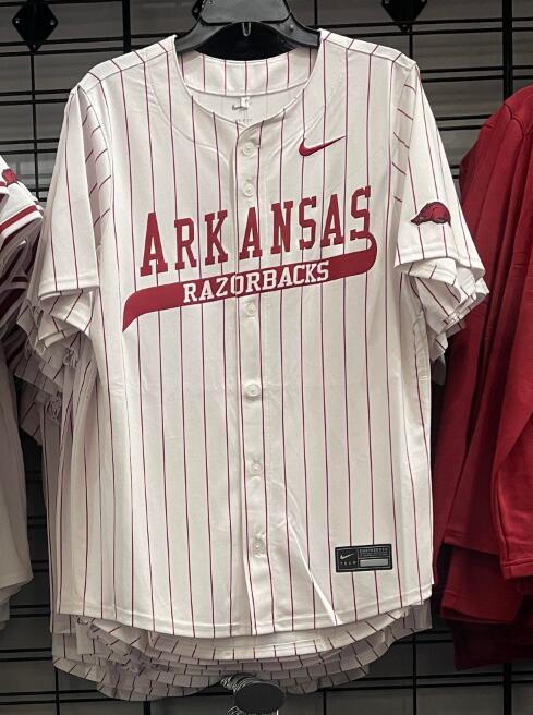 Arkansas Baseball New Jerseys White