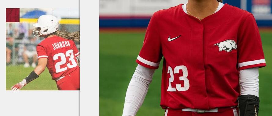 Arkansas Red Baseball New Jerseys