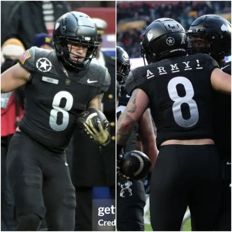Army Black Knights #8 Hayden Reed Nike 2025 Black College Football Game Jersey 