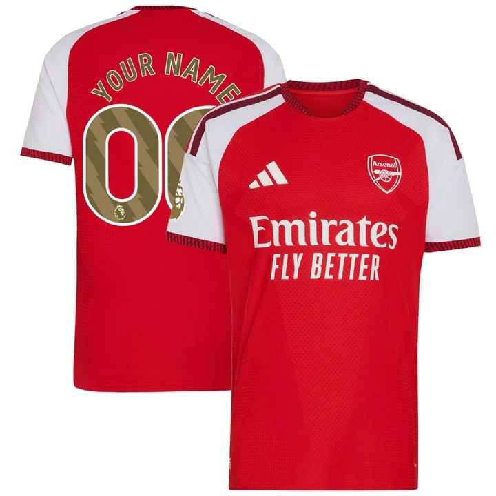 Arsenal FC 2026 27 Premier League Champions Patch Custom Jersey