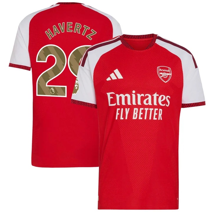 Arsenal FC 202627 Premier League Champions Patch Jersey#29 KAI HAVERTZ