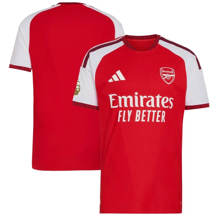 Arsenal FC 202627 Premier League Champions Patch Jersey BLANK