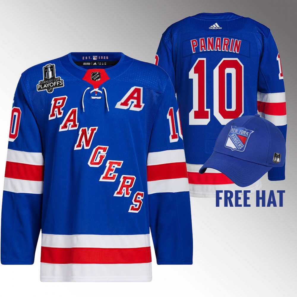 Artemi Panarin New York Rangers Royal 2022 Metropolitan Division Champions Authentic Jersey