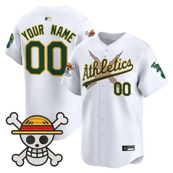 Athletics x One Piece Vapor Premier Limited Custom Jersey WHITE