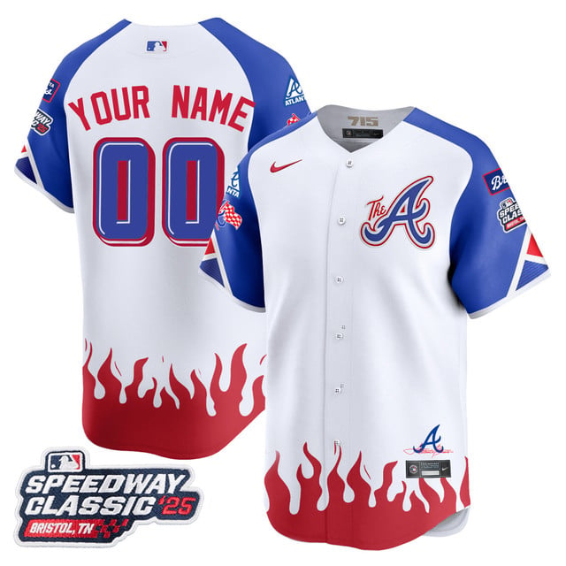 Atlanta Braves 2025 Speedway Classic Limited Custom Jersey V2
