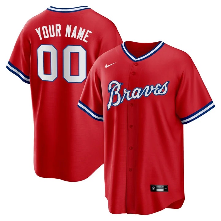 Atlanta Braves Throwback 1974 - 1982 Custom Jersey 1980