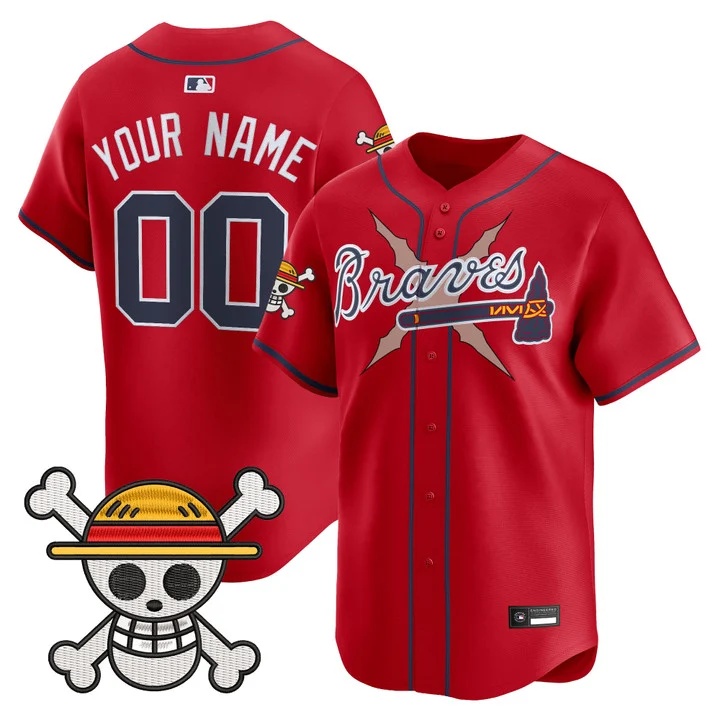 Atlanta Braves x One Piece Vapor Premier Limited Custom Jersey