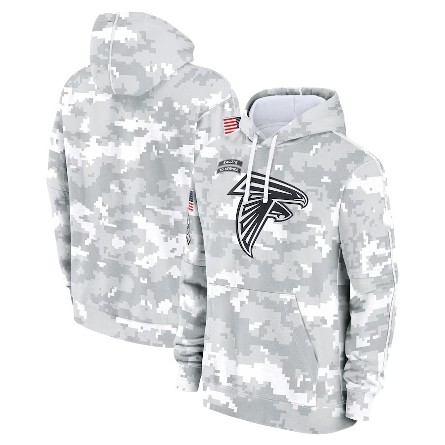 Atlanta Falcons   2024 Salute to Service Limited Football Stitched hoodie Jersey