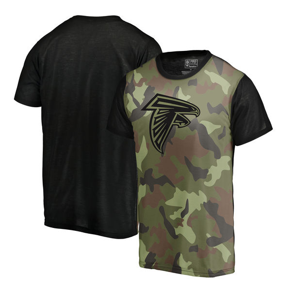Atlanta Falcons Camo NFL Pro Line By Fanatics Branded Blast Sublimated T Shirt