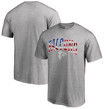 Atlanta Falcons Pro Line By Fanatics Branded Banner Wave T-Shirt Heathered Gray