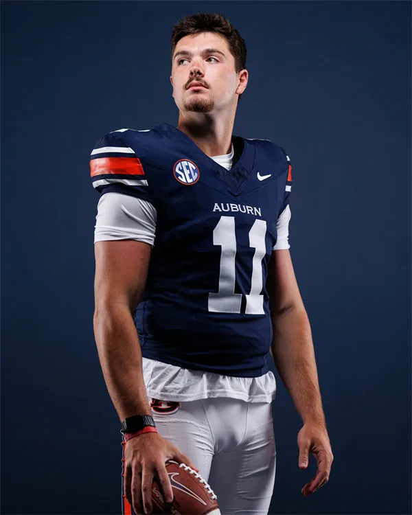 Auburn Tigers #11 Jackson Arnold 2025 Nike Navy Football Jersey 