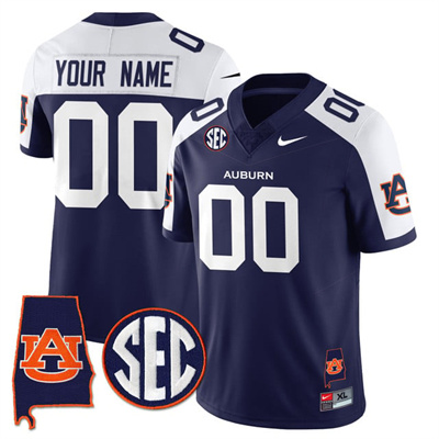 Auburn Tigers Alabama Patch Vapor Limited Custom Jersey