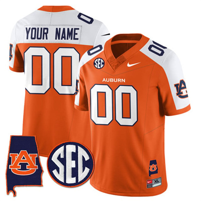 Auburn Tigers Alabama Patch Vapor Limited Custom Jersey alternate