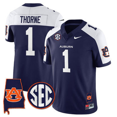 Auburn Tigers Alabama Patch Vapor Limited Jersey #1 Payton Thorne