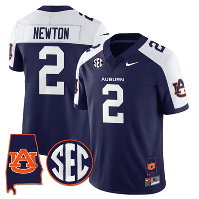 Auburn Tigers Alabama Patch Vapor Limited Jersey #2 Cam Newton