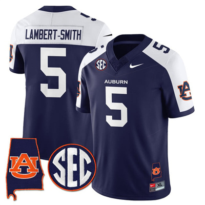 Auburn Tigers Alabama Patch Vapor Limited Jersey #5 Lambert Smith