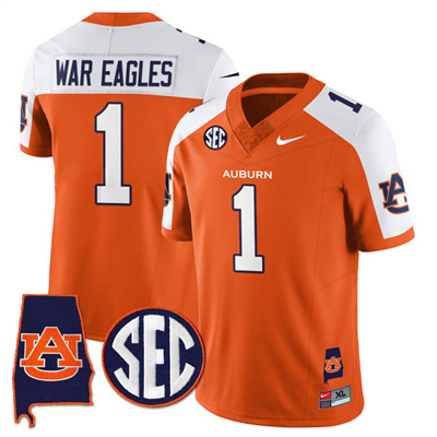 Auburn Tigers Alabama Patch Vapor Limited Jersey alternate #1 War Eagles