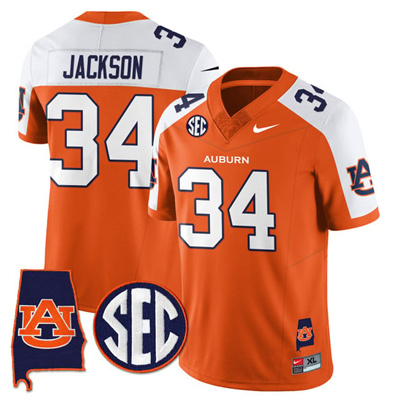 Auburn Tigers Alabama Patch Vapor Limited Jersey alternate #34 Bo Jackson