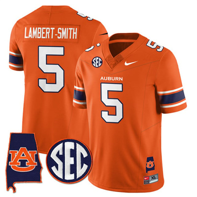 Auburn Tigers Alabama Patch Vapor Limited Jersey orange #5 Lambert Smith