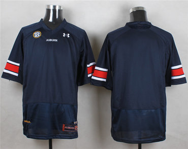Auburn Tigers Blue Customized College Jersey