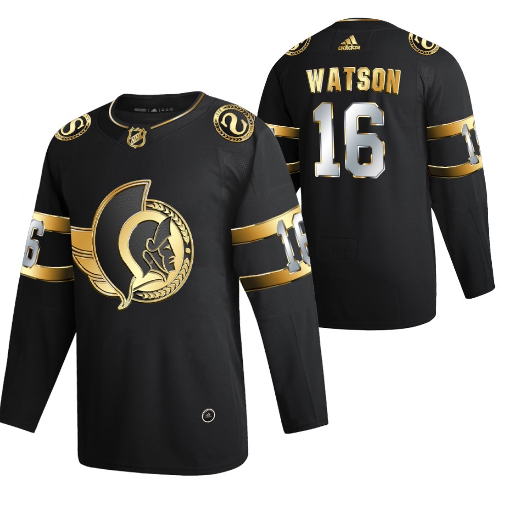 Austin Watson Ottawa Senators Black 2021 Golden Authentic Jersey Limited Edition