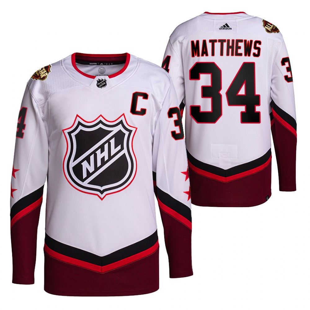 Auston Matthews Toronto Maple Leafs White 2022 NHL All-Star Authentic Primegreen Jersey