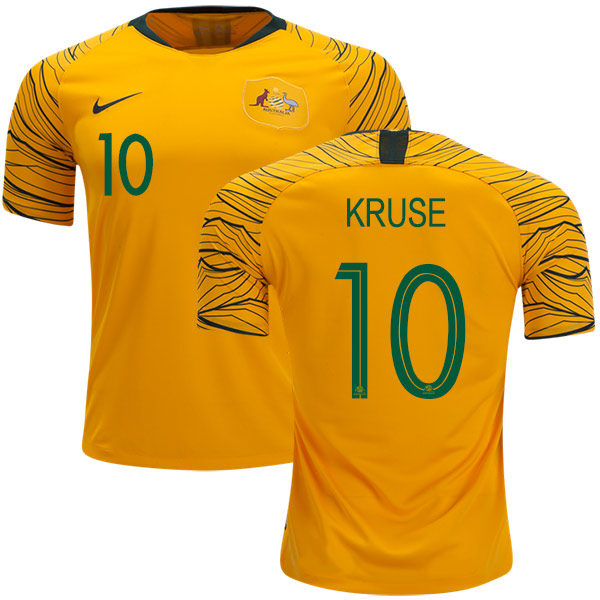 Australia #10 Kruse Home Soccer Country Jersey