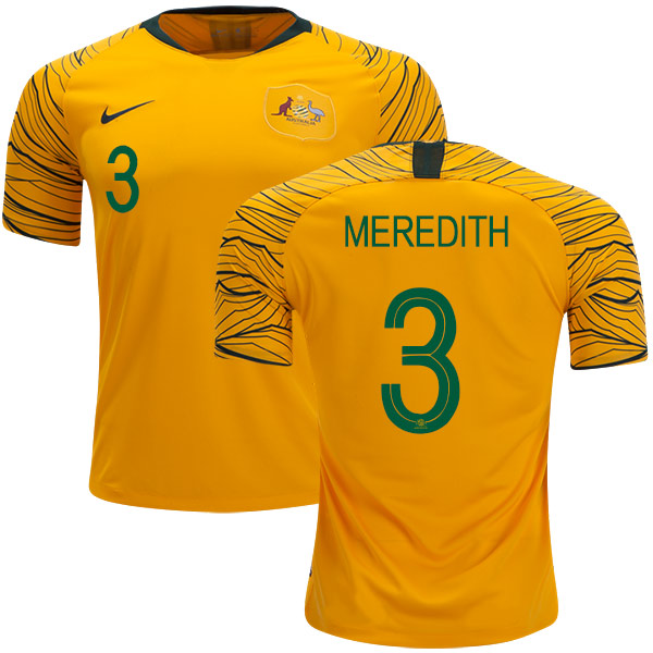 Australia #3 Meredith Home Soccer Country Jersey