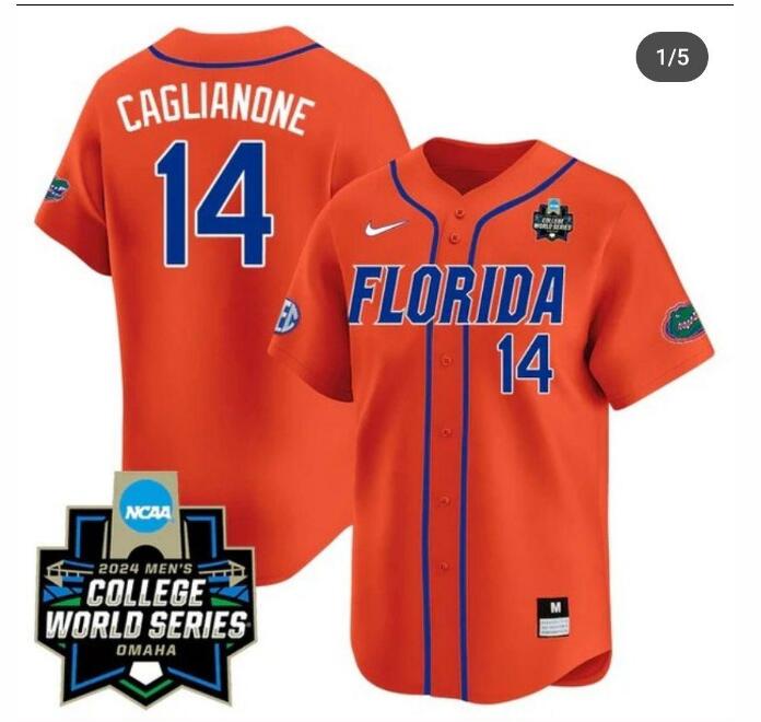 Available] Buy New Jac Caglianone Jersey Orange #14 WS 2024