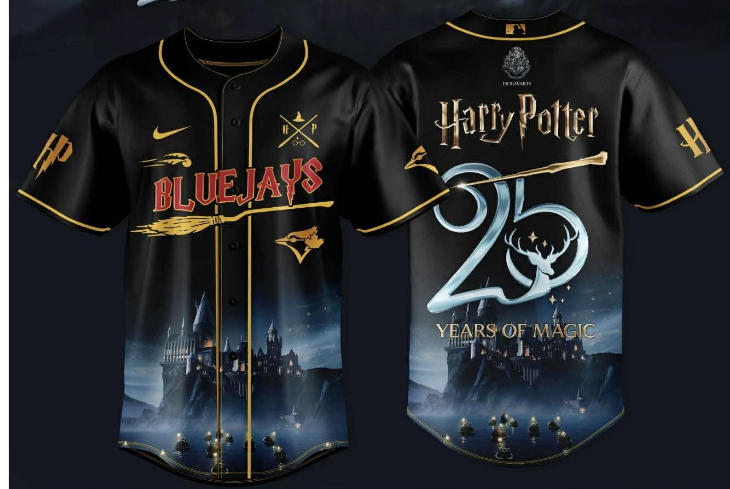 BLUE JAYS BLACK BASEBALL JERSEY