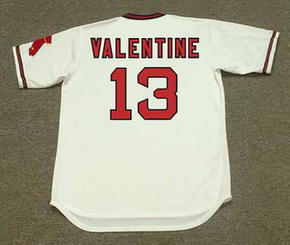 BOBBY VALENTINE California Angels 1974 Home Majestic Throwback Baseball Jersey
