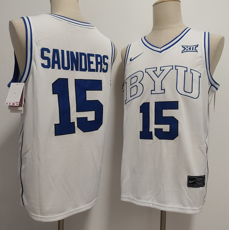 BYU Cougars 篮球 #15 Richie Saunders