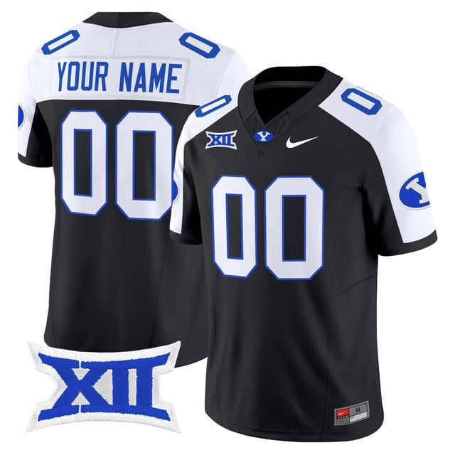 BYU Cougars 2025 Vapor Limited Custom Jersey black