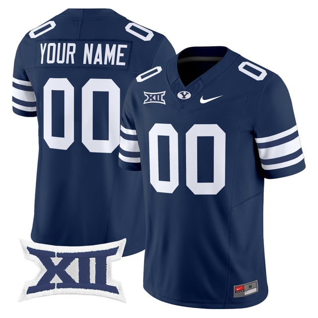 BYU Cougars 2025 Vapor Limited Custom Jersey navy