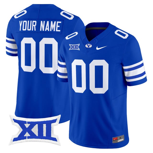 BYU Cougars 2025 Vapor Limited Custom Jersey royal