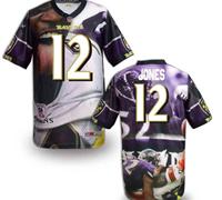 Baltimore Ravens #12 Jones Men's Stitched NFL Elite Fanatical Version Jersey (1)