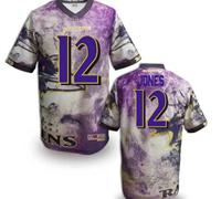 Baltimore Ravens #12 Jones Men's Stitched NFL Elite Fanatical Version Jersey (5)