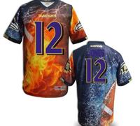 Baltimore Ravens #12 Jones Men's Stitched NFL Elite Fanatical Version Jersey (7)